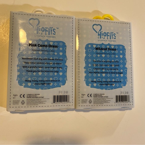 Hipfits backpack fob, pair of 2 NIP, soft and squishy. Soothing to hold - Picture 3 of 3